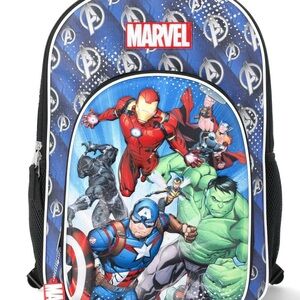 Backpack  17”  for Boys – Action-Packed Superhero School Bag W